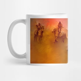 Native American Warrior Mug